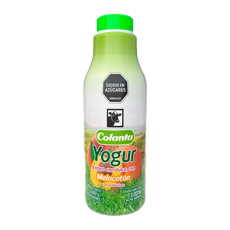 YOGURT MELOCOTON COLANTA X 1000 ML